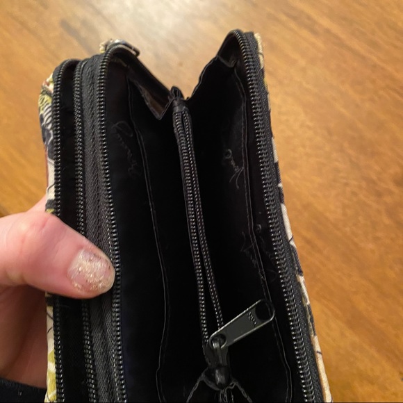 Vera Bradley Cocoa moss double zipper wallet - Picture 11 of 16